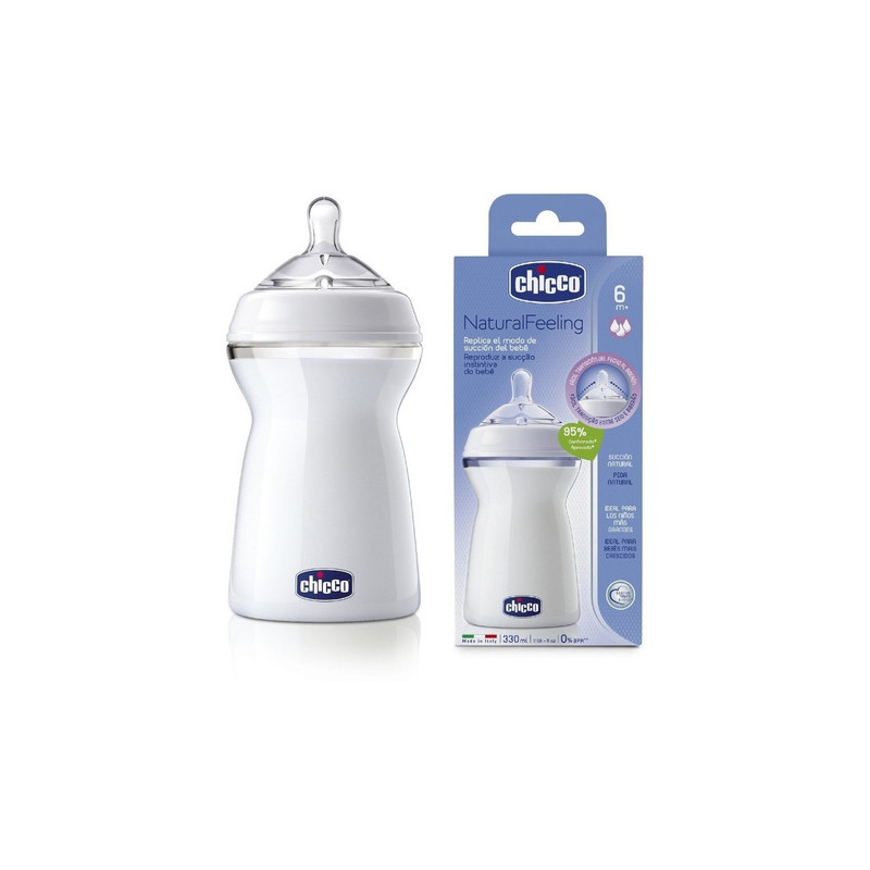 CHCCO Bberon Ben-être Promenade 240ml Tétne Caoutchouc Flux Rapde