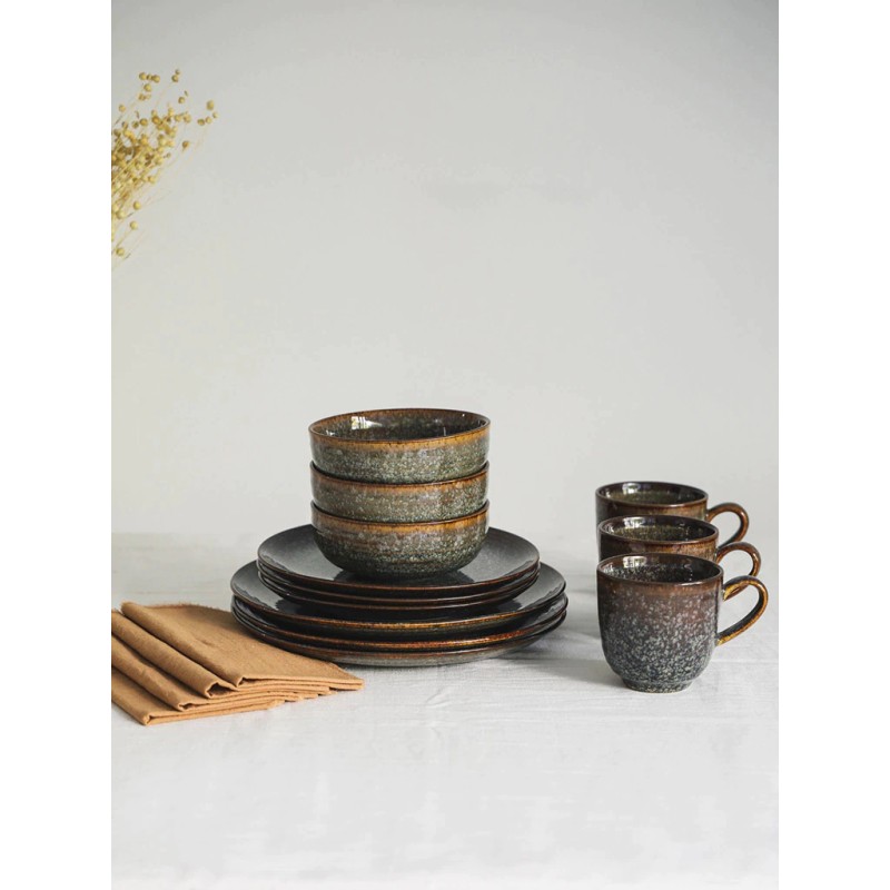 Stone Lain Delilah - Juego De Platos De Ensalada (6 Piezas, Porcelana