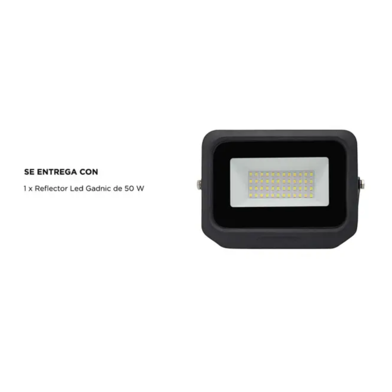 Reflector Led Inside Reflector Led Blanco 50W Exteriores/Interiores - GADNIC