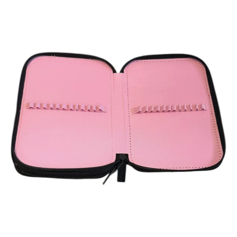 Mooving Cartuchera 2 Pisos Kuromi 1521255 Negra Peluche 2 Pisos 1521255
