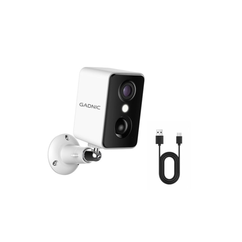 Camara Seguridad Gadnic Wifi Interior Exterior Full HD 1296P Vision ...